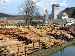 Holzlager